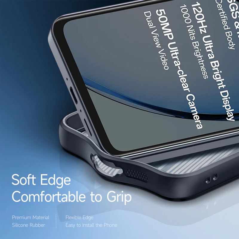 Soft Frame Clear Case For Oppo A3 5G - Image 5