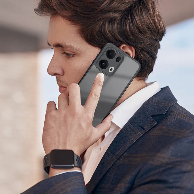 Soft Frame Clear Case For Oppo Reno 13 Pro 5G - Image 6