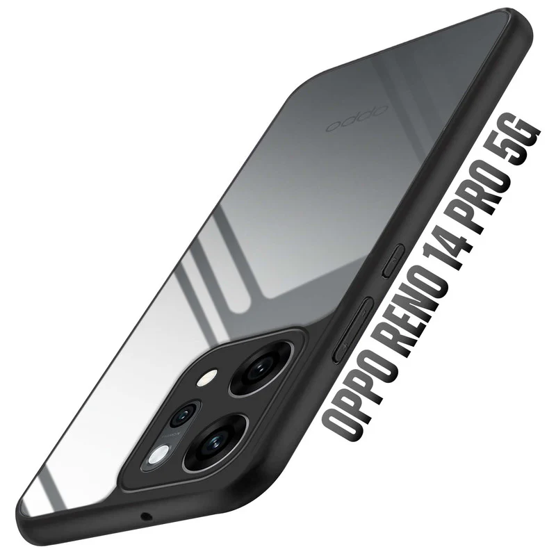 Soft Frame Clear Case For Oppo Reno 14 Pro 5G