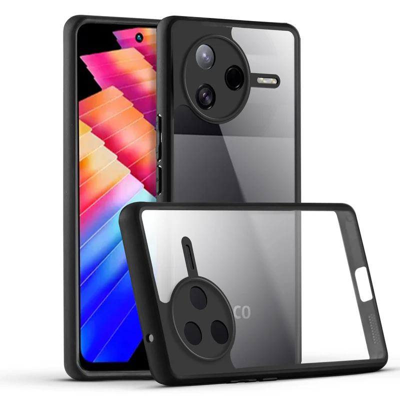 Soft Frame Clear Case For Poco F7 Pro 5G - Image 3