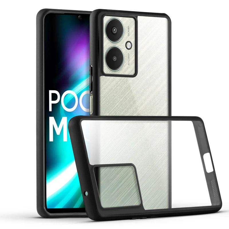 Soft Frame Clear Case For Poco M6 5G - Image 3