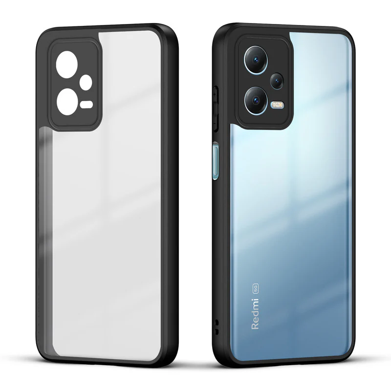 Soft Frame Clear Case For Redmi Note 12 5G - Image 4