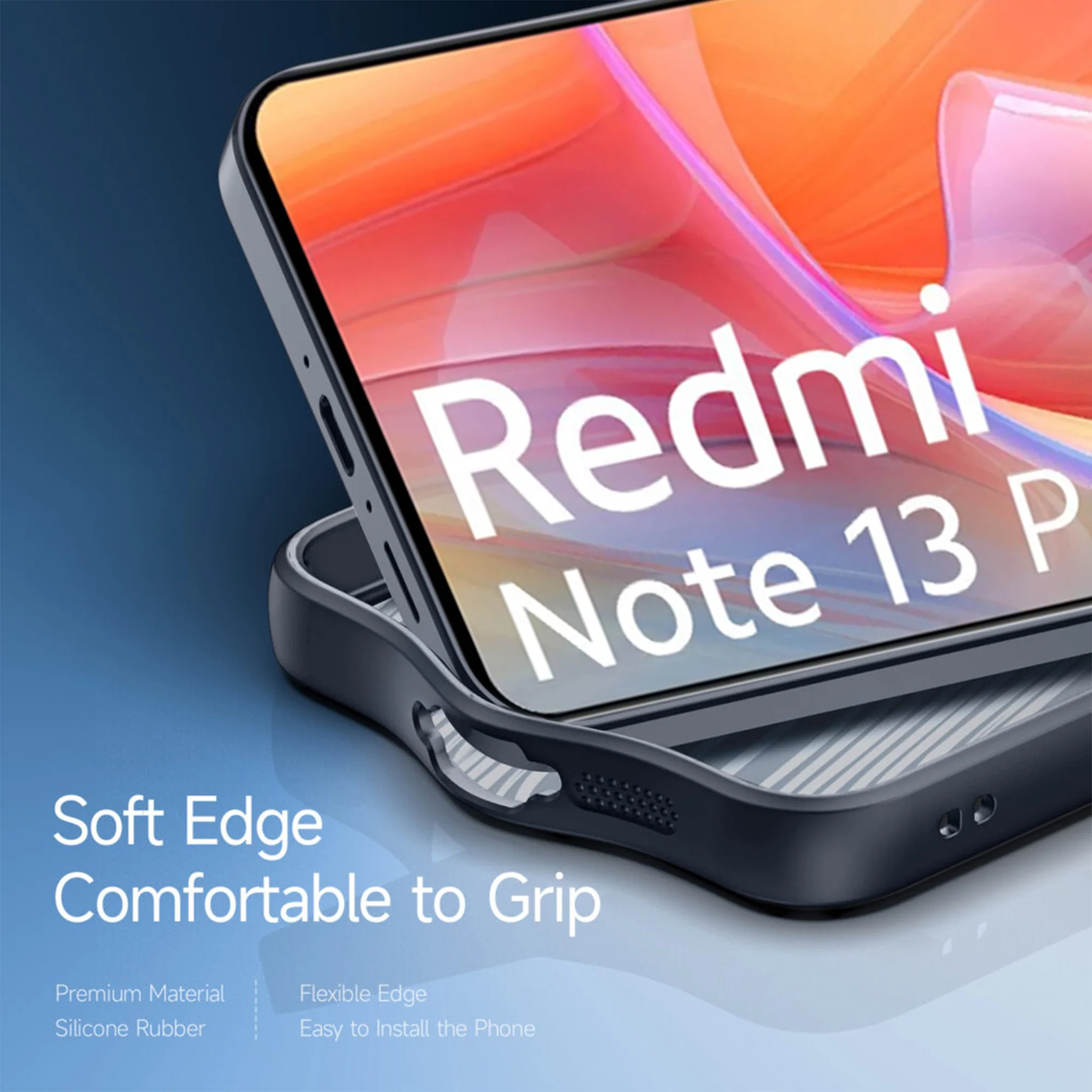 Soft Frame Clear Case for Redmi Note 13 Pro 5G - Image 5