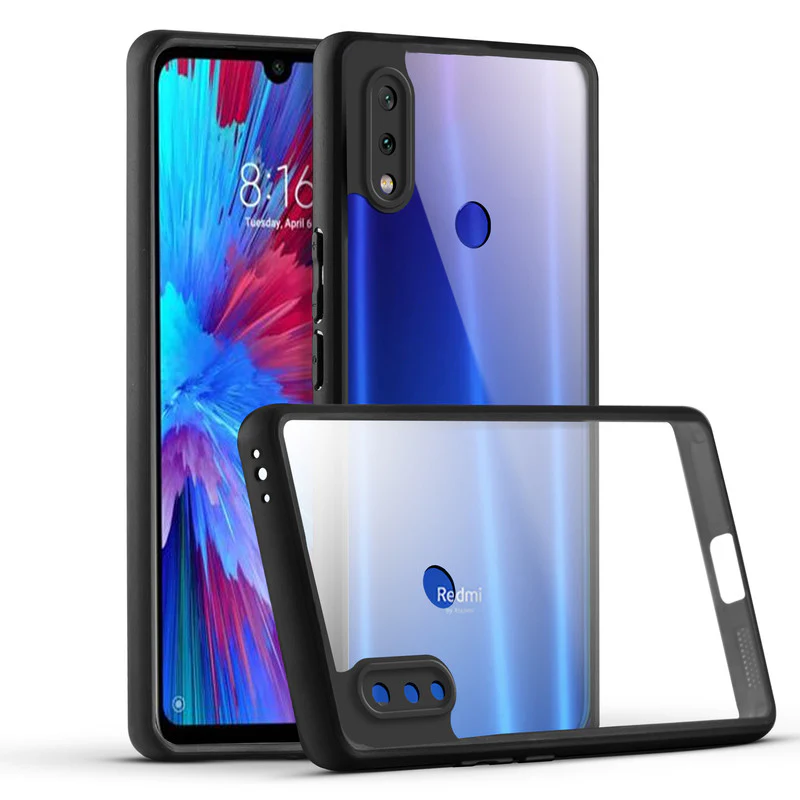 Soft Frame Clear Case For Redmi Note 7 Pro - Image 3