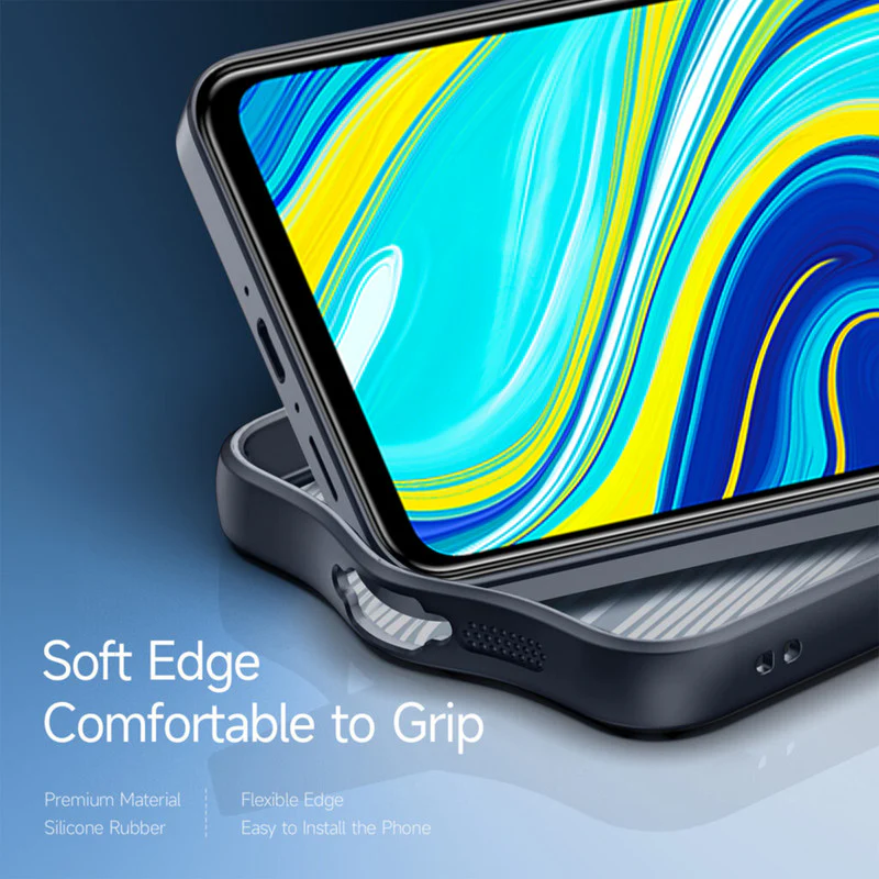 Soft Frame Clear Case For Redmi Note 9 Pro - Image 5
