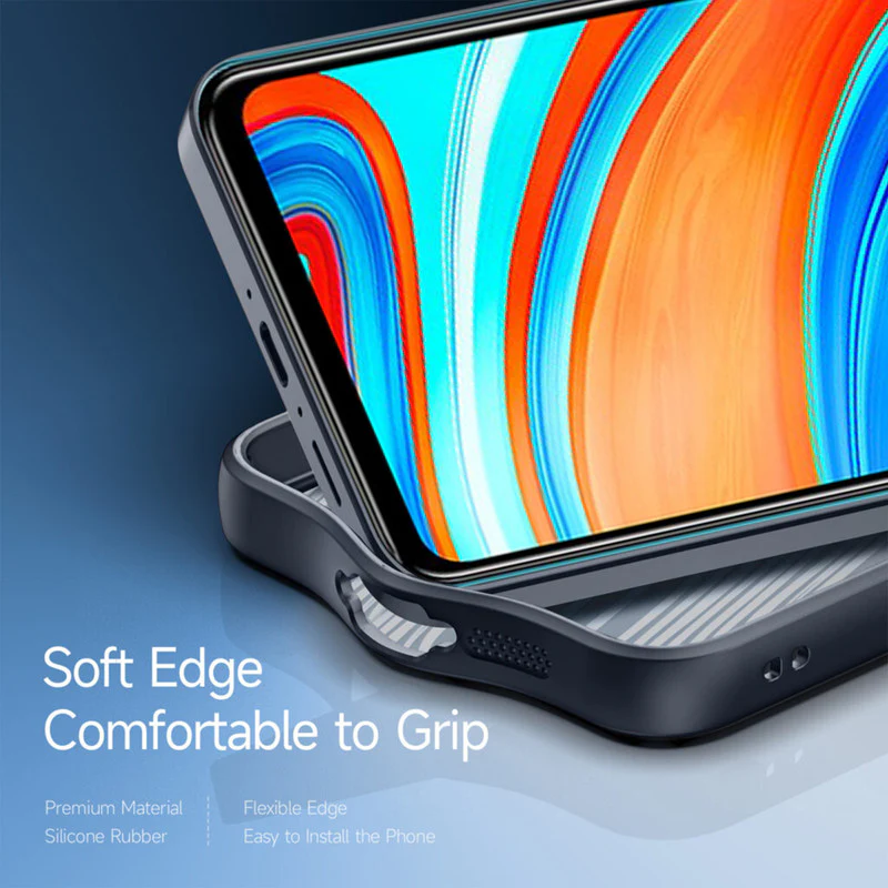 Soft Frame Clear Case For Redmi Note 9 Pro Max - Image 5