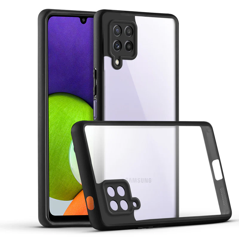 Soft Frame Clear Case For Samsung A22 4G - Image 3