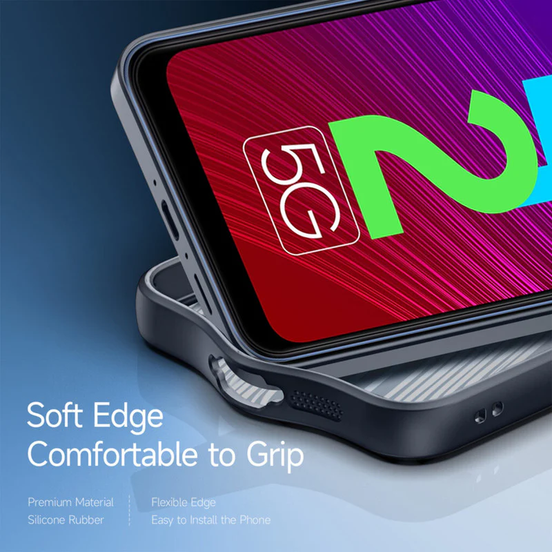 Soft Frame Clear Case For Samsung F42 5G - Image 5