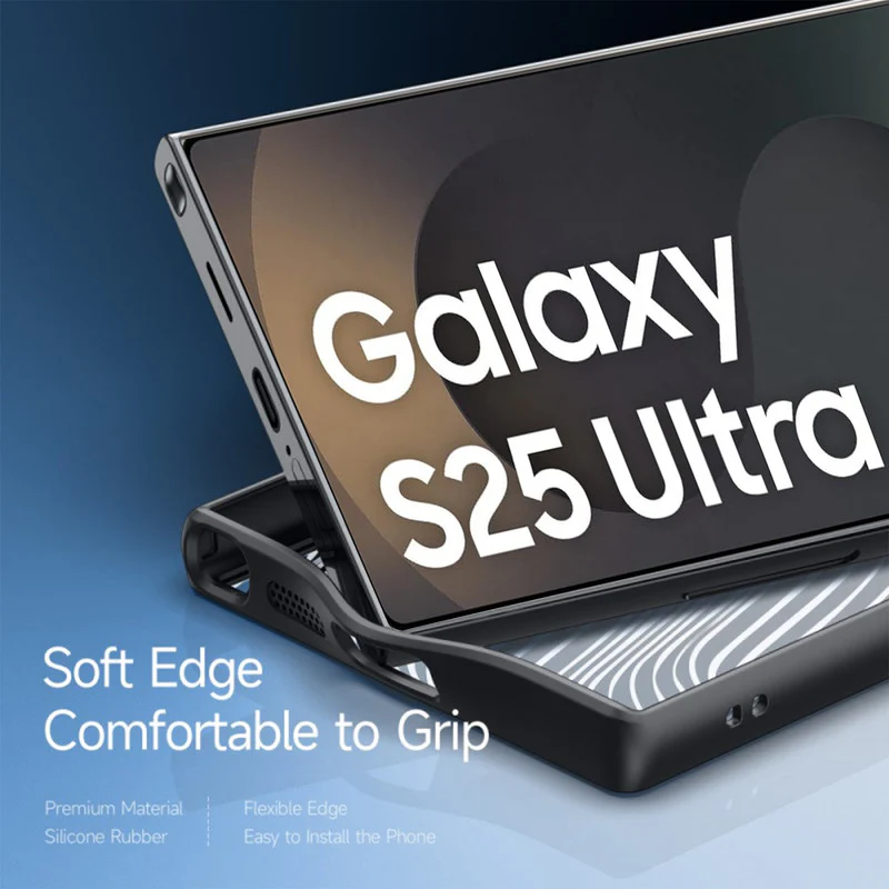 Soft Frame Clear Case For Samsung S25 Ultra 5G - Image 6