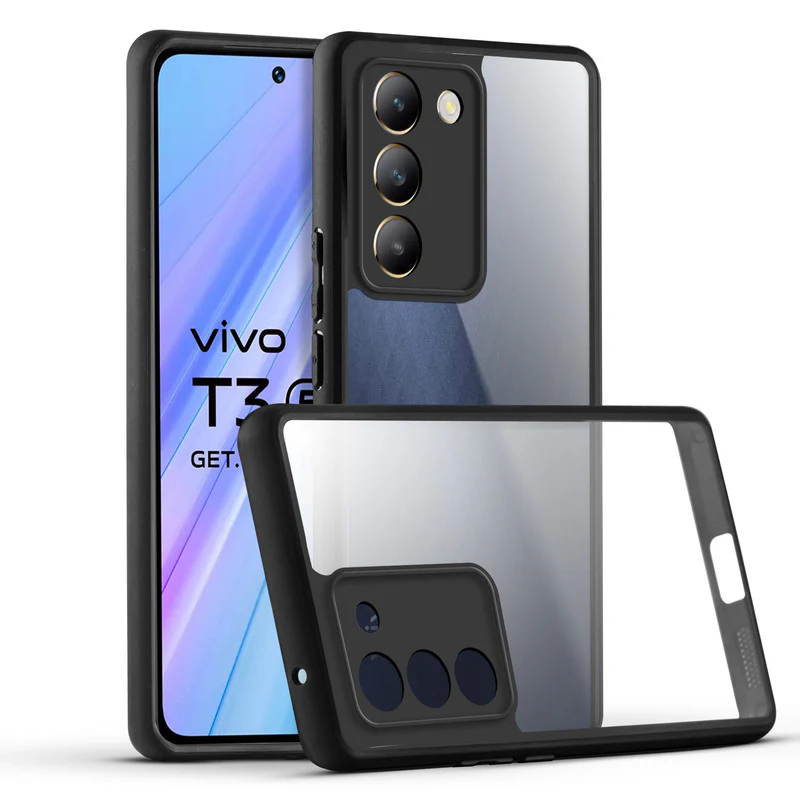 Soft Frame Clear Case For Vivo T3 5G - Image 3