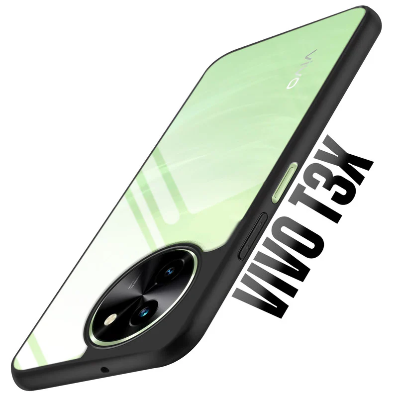 Soft Frame Clear Case For Vivo T3x 5G