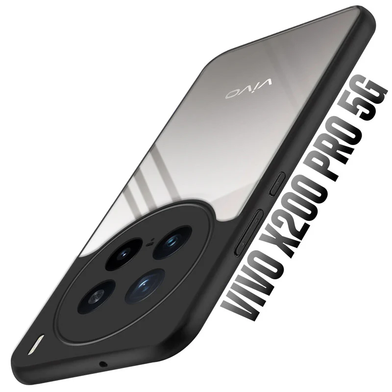 Soft Frame Clear Case For Vivo X200 Pro 5G
