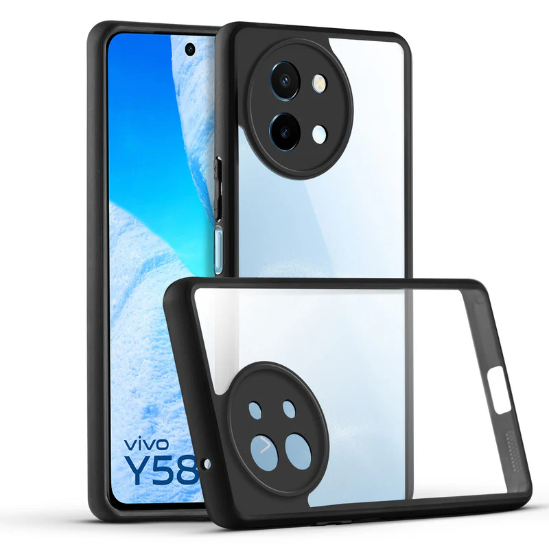 Soft Frame Clear Case For Vivo Y58 5G - Image 3