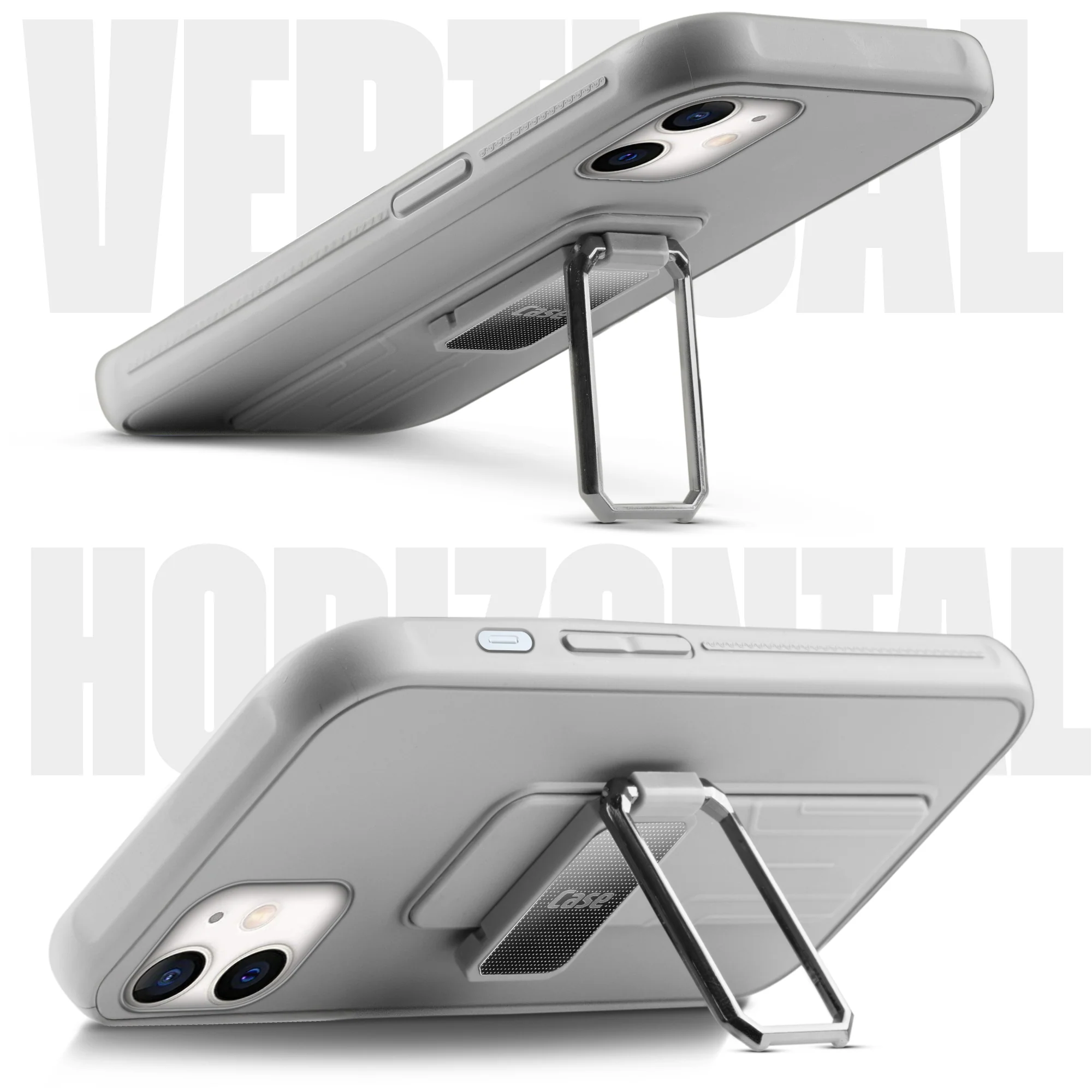 Silicone Case with Kickstand For Apple iPhone 11 - Image 27