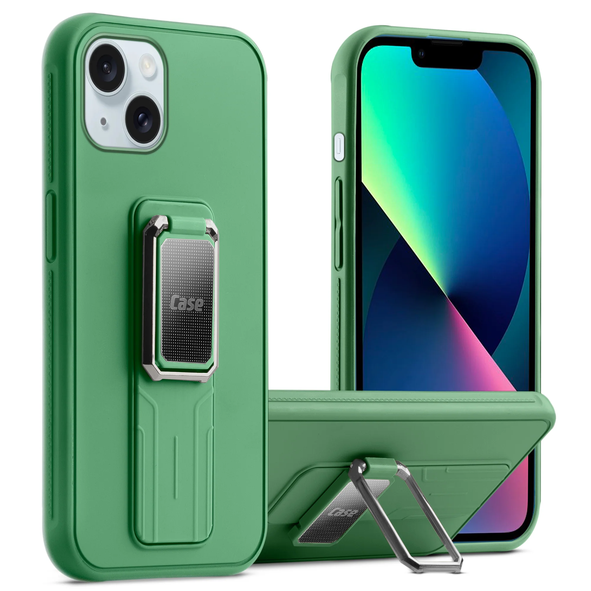 Silicone Case with Kickstand For Apple iPhone 13 - Image 19
