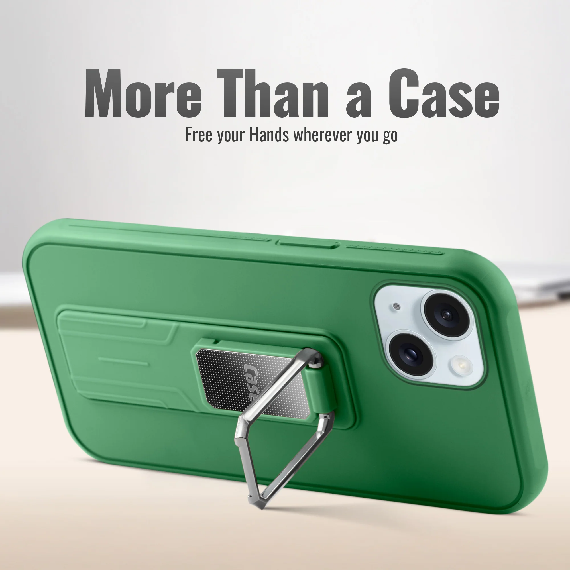 Silicone Case with Kickstand For Apple iPhone 13 - Image 23