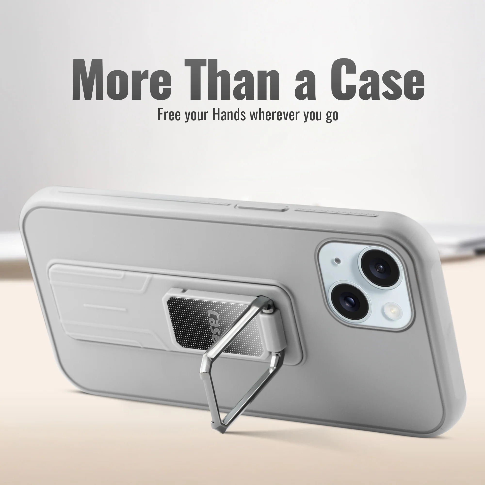 Silicone Case with Kickstand For Apple iPhone 13 - Image 29