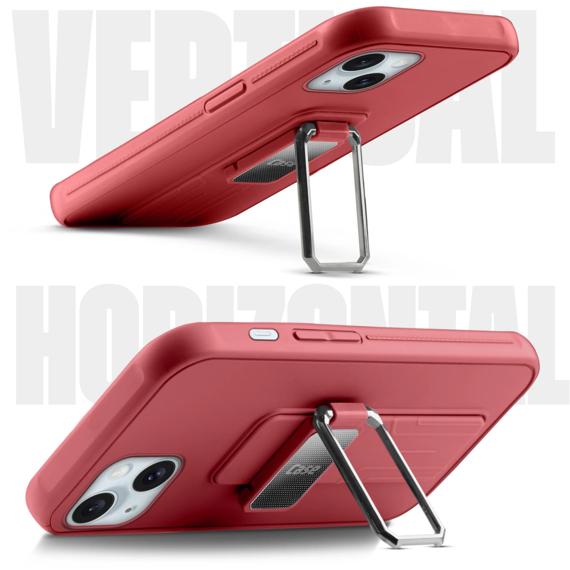 Silicone Case with Kickstand For Apple iPhone 13 - Image 34