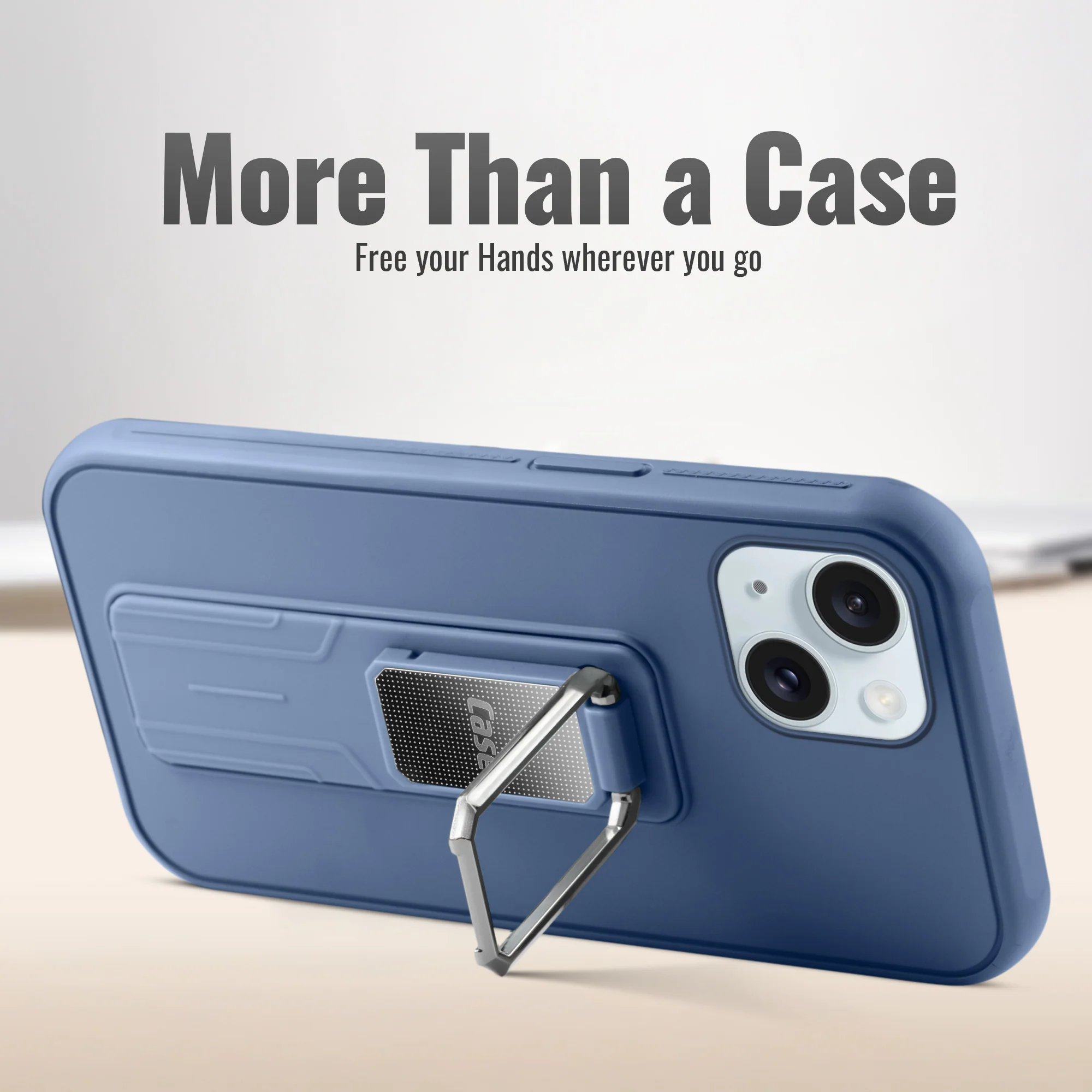 Silicone Case with Kickstand For Apple iPhone 14 - Image 11