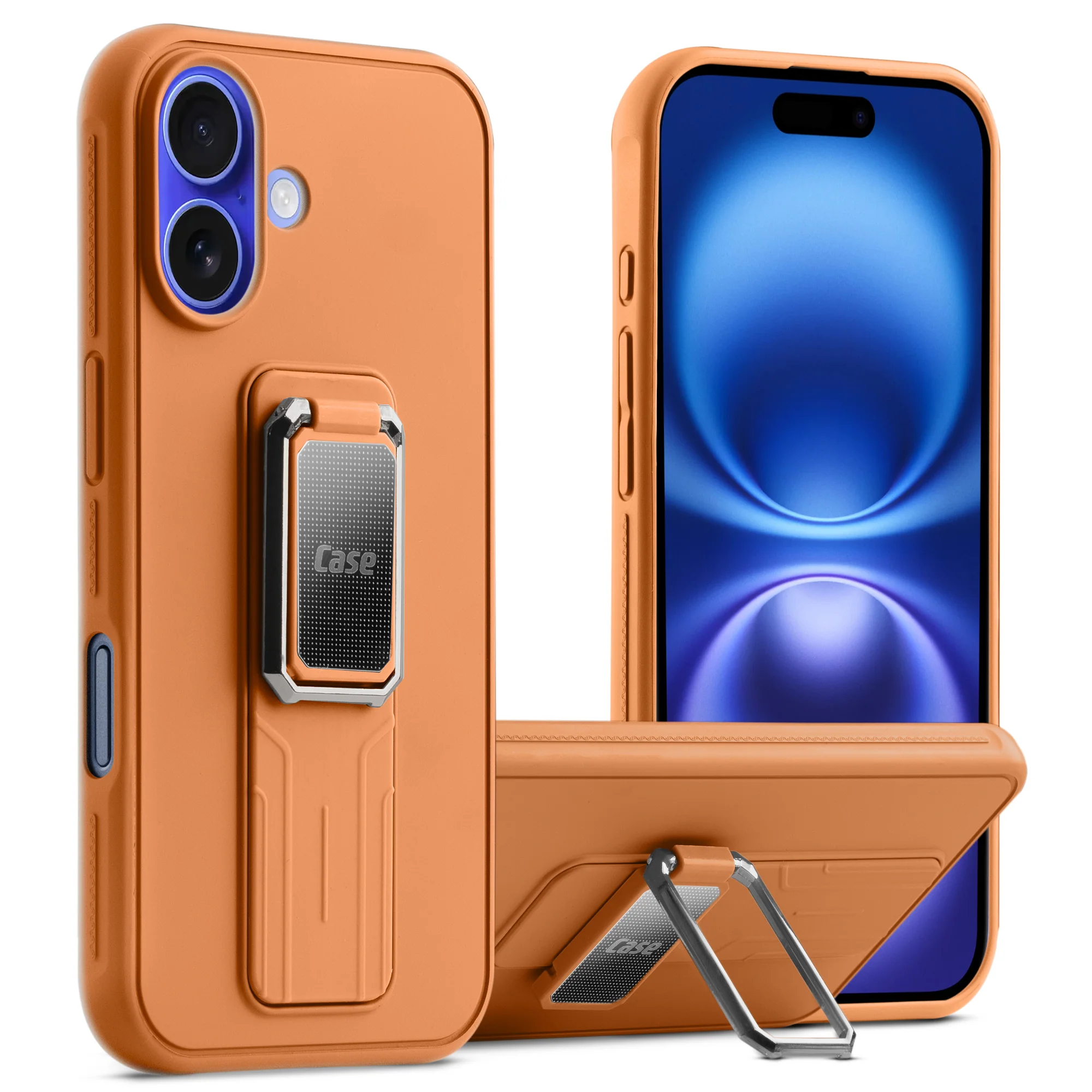 Silicone Case with Kickstand For Apple iPhone 16 - Image 13