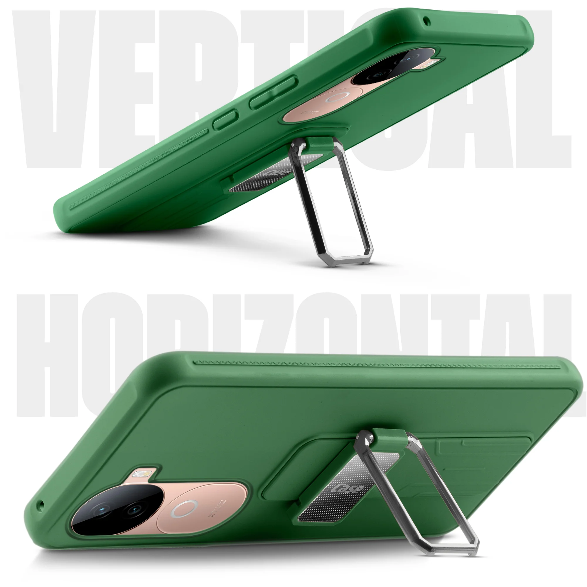 Silicone Case with Kickstand For iQOO Z9s 5G - Image 21