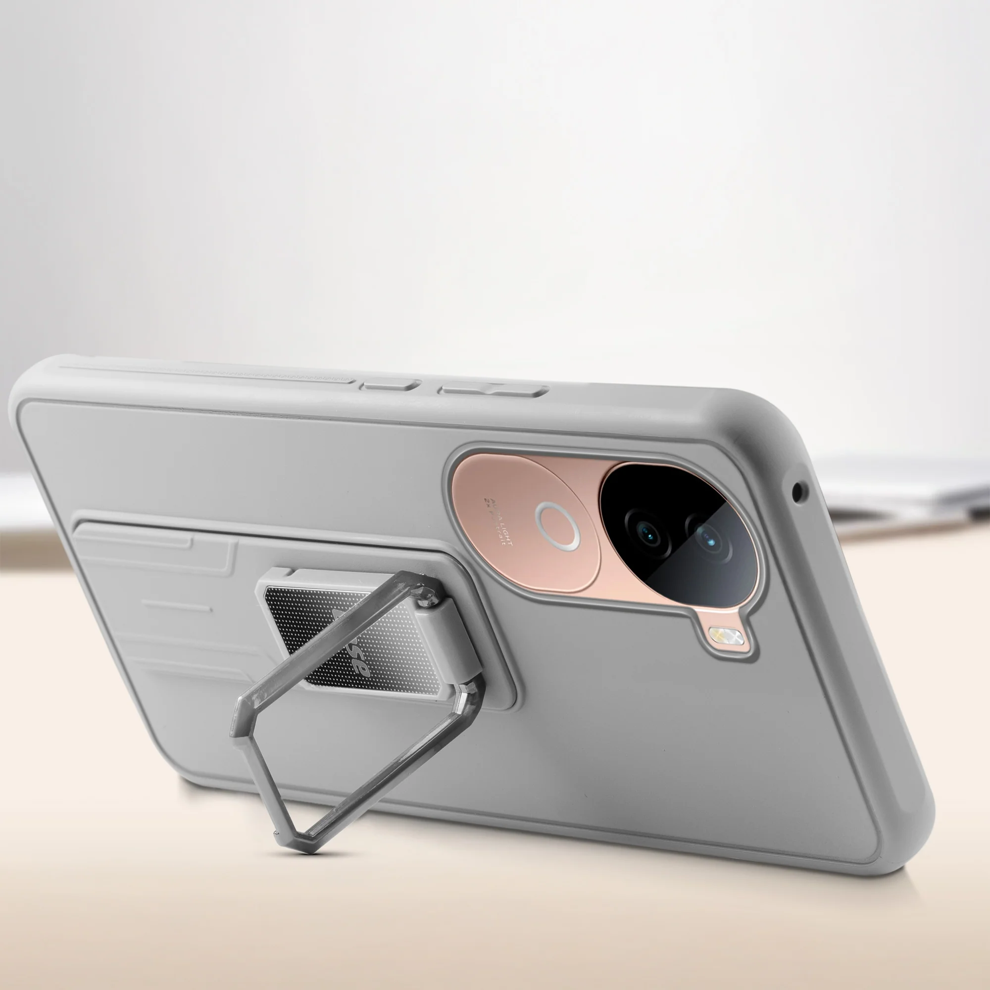 Silicone Case with Kickstand For iQOO Z9s 5G - Image 29