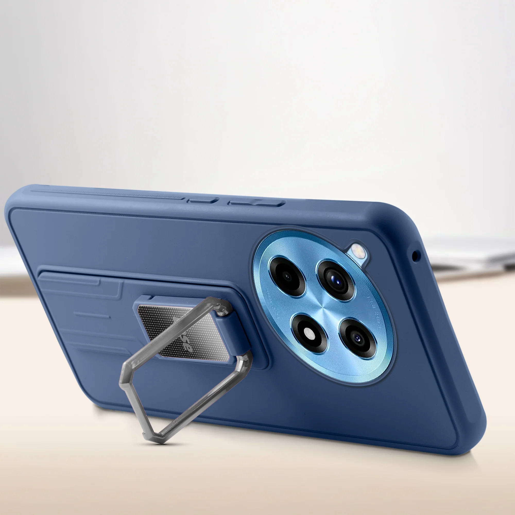 Silicone Case with Kickstand For OnePlus 12R 5G - Image 11