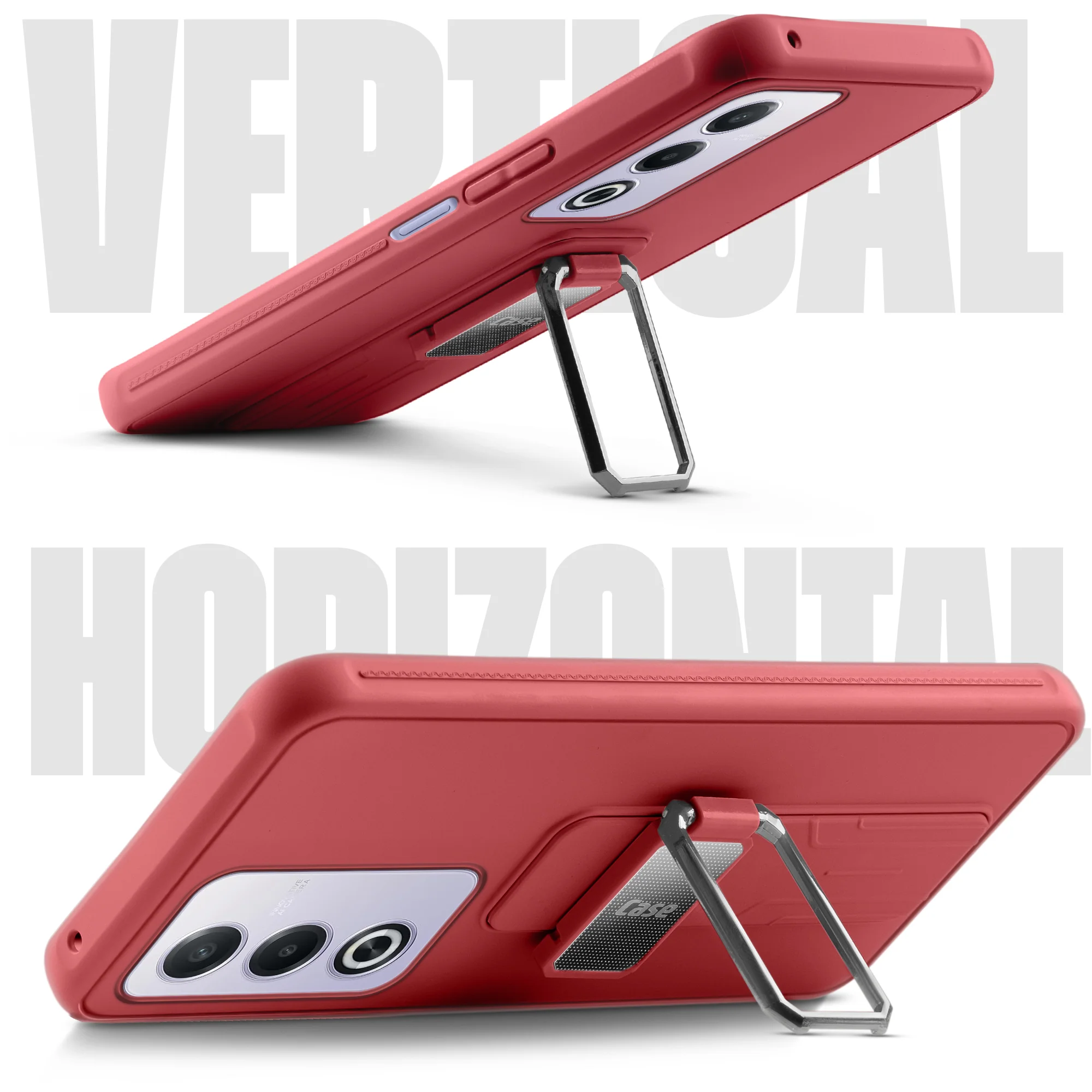 Silicone Case with Kickstand For Oppo A3 Pro 5G - Image 33