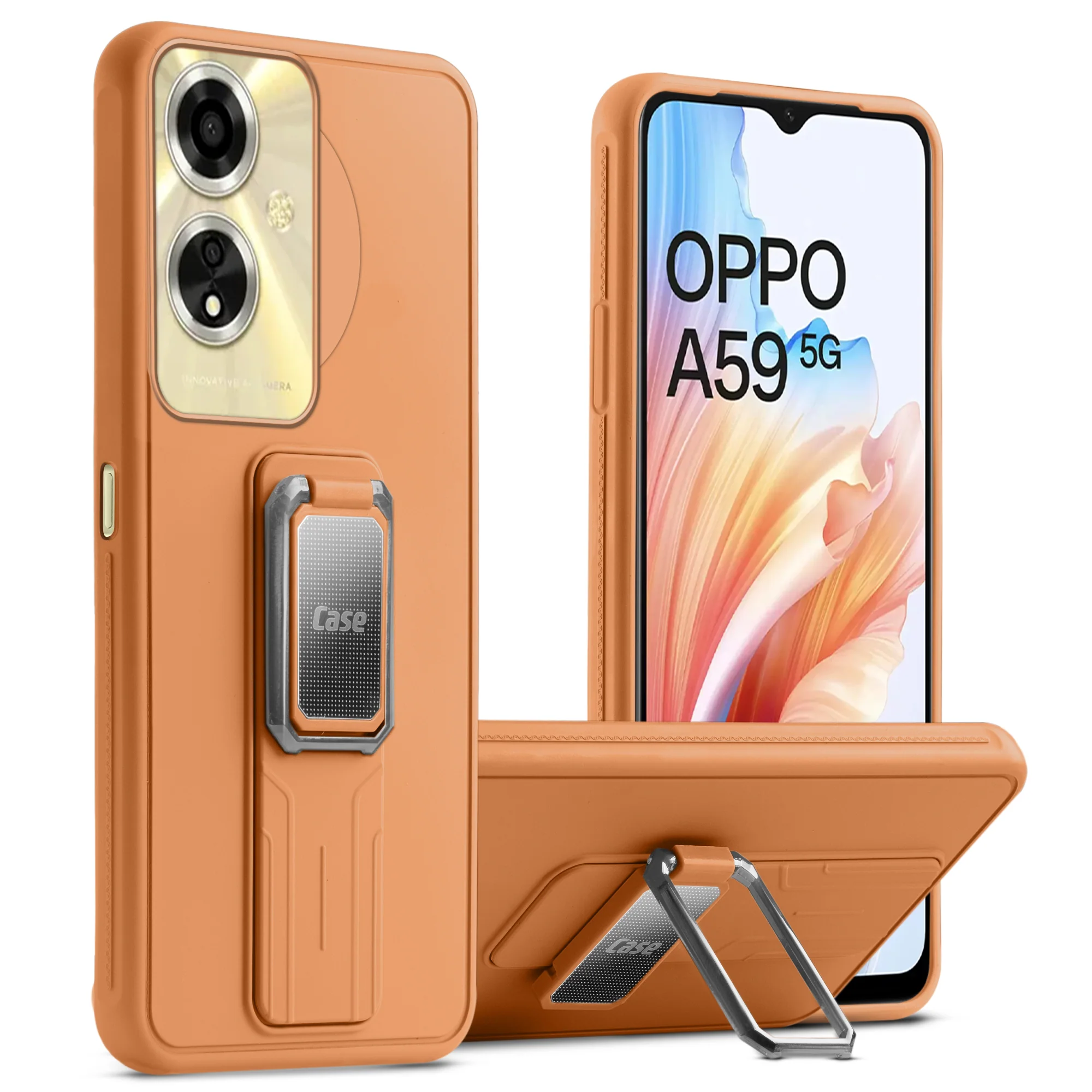 Silicone Case with Kickstand For Oppo A59 5G - Image 13