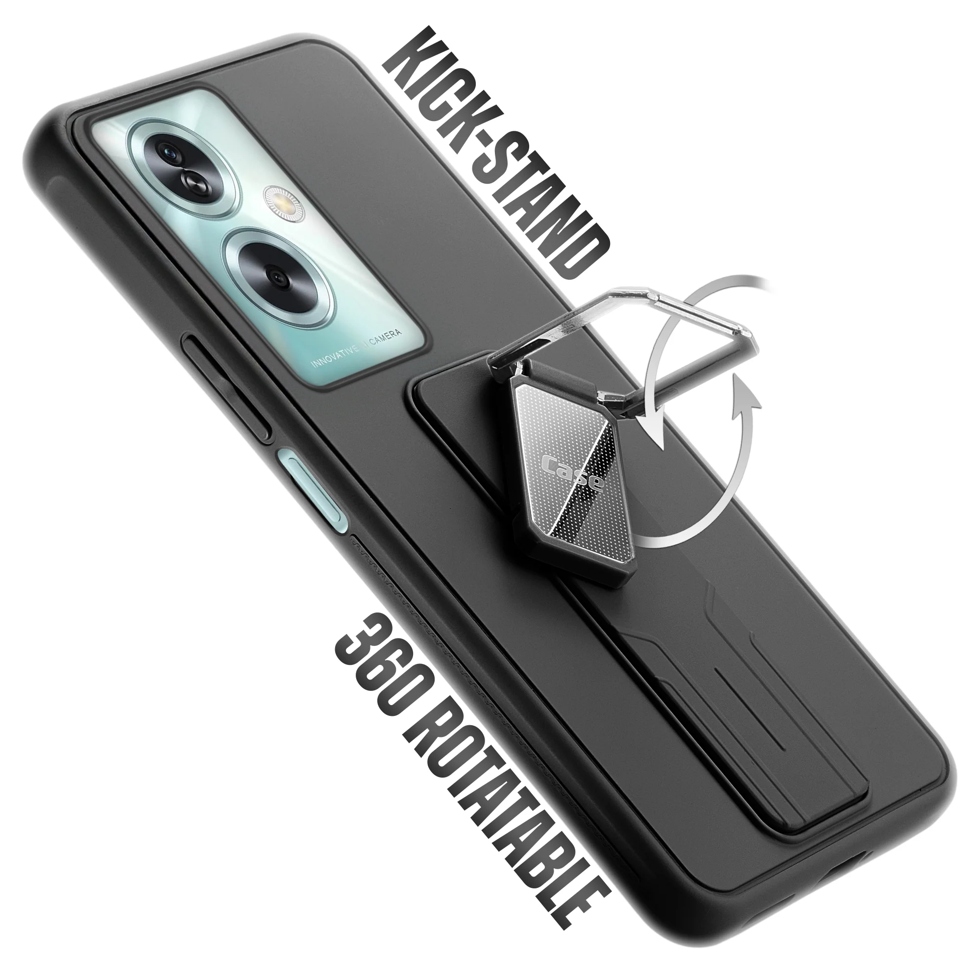 Silicone Case with Kickstand For Oppo A79 5G - Image 4