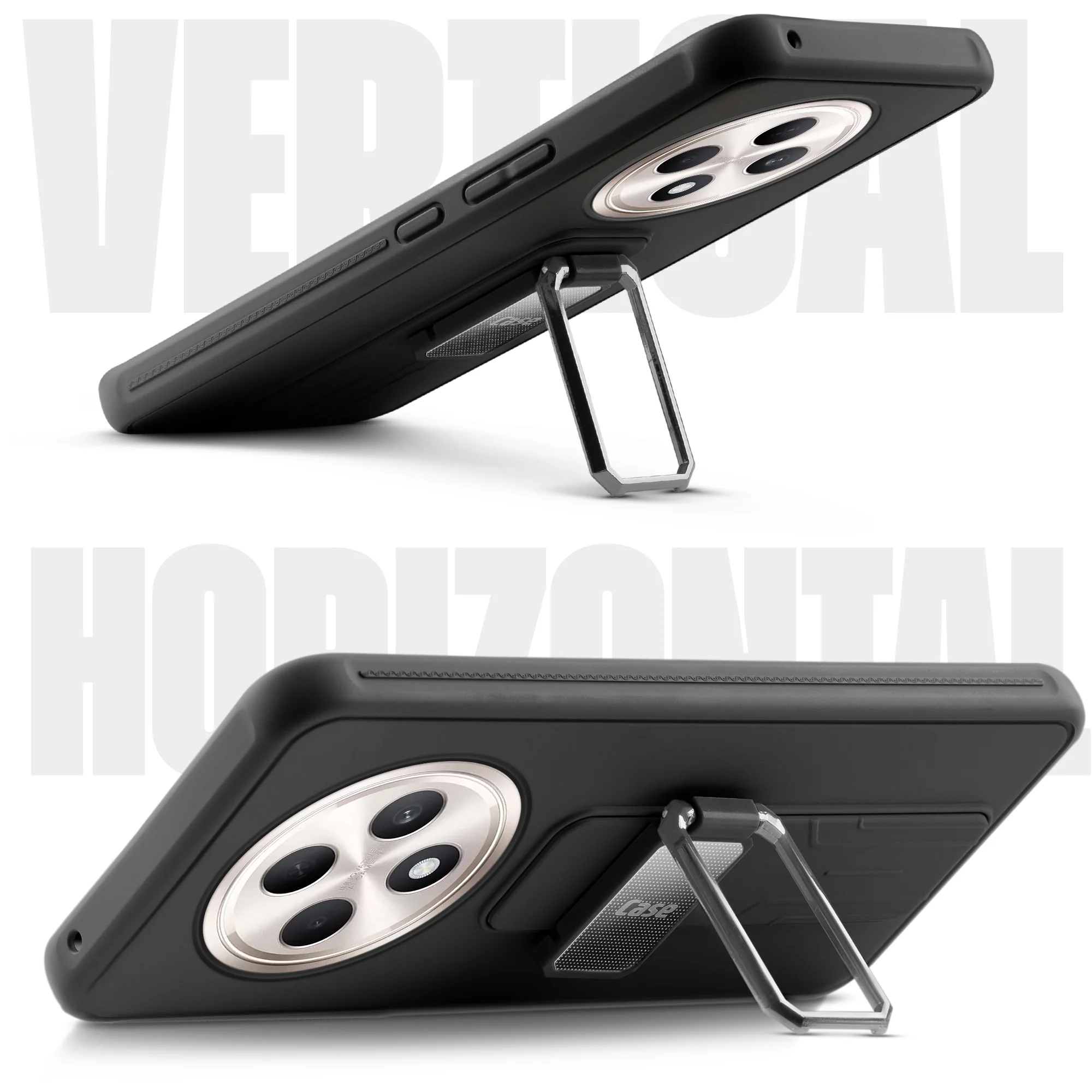 Silicone Case with Kickstand For Oppo F27 5G - Image 3