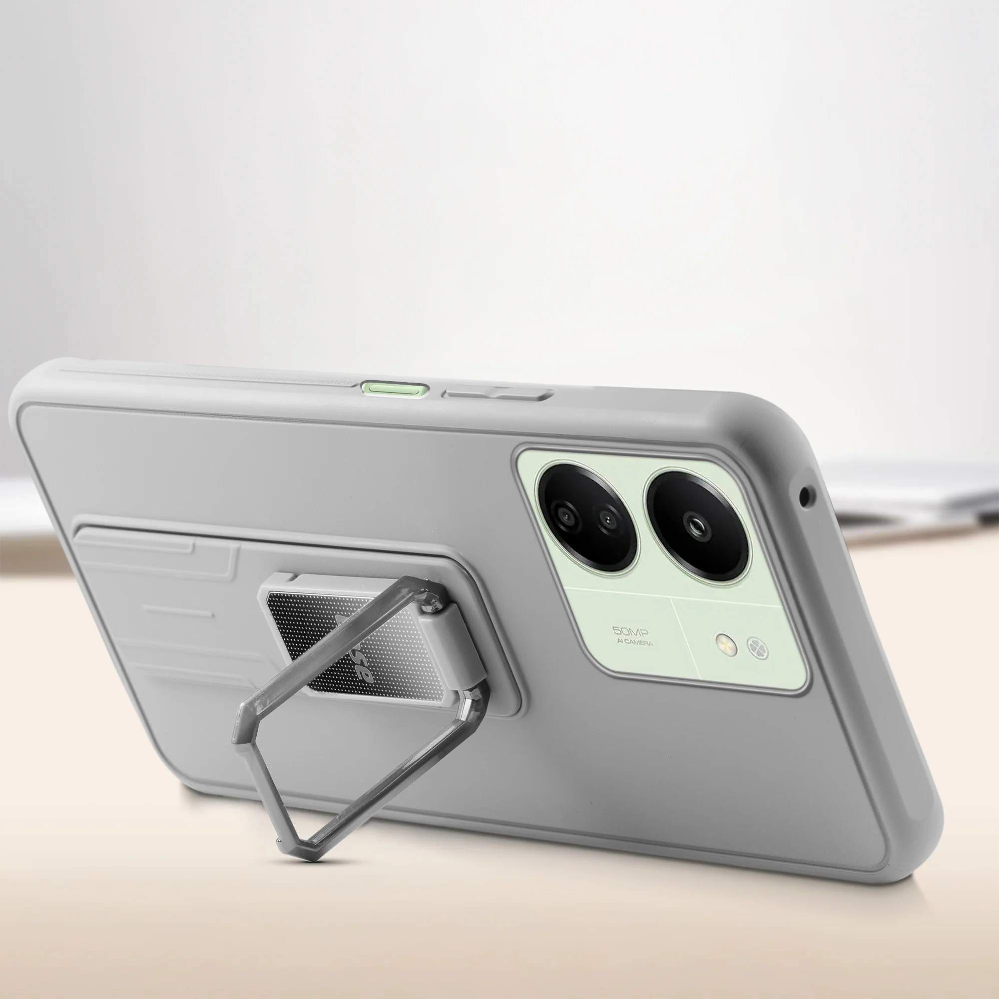 Silicone Case with Kickstand For Redmi 13C 4G - Image 29