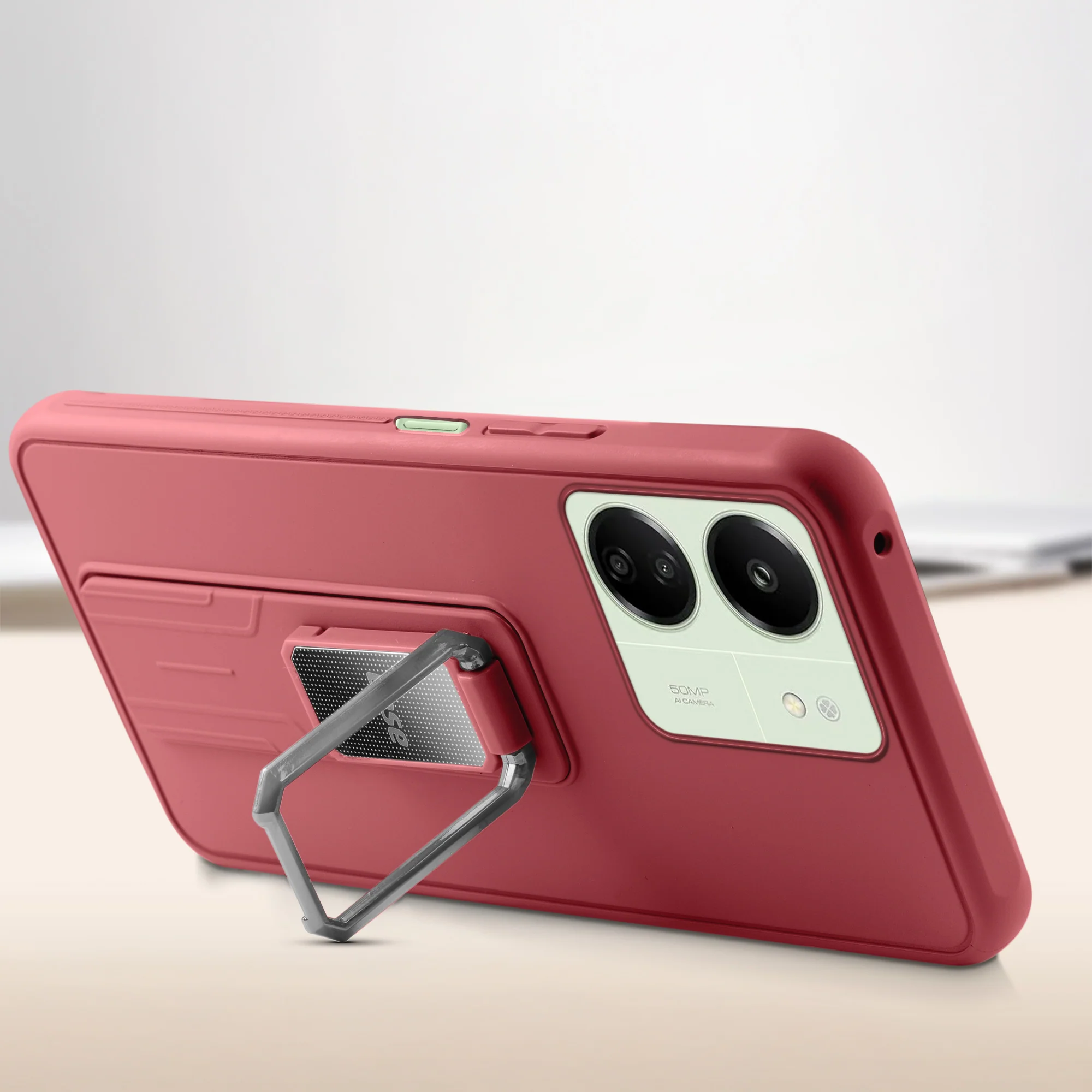 Silicone Case with Kickstand For Redmi 13C 4G - Image 35