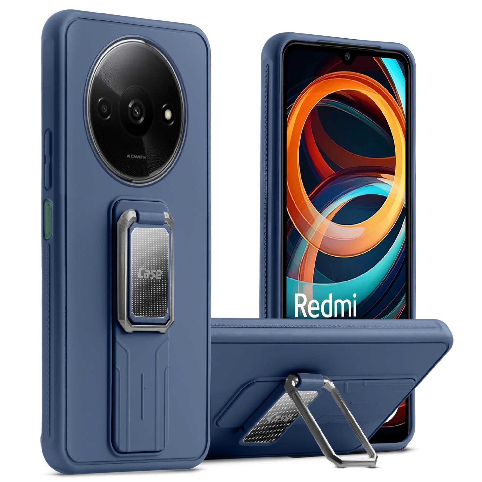 Silicone Case with Kickstand For Redmi A3 2024 - Image 7