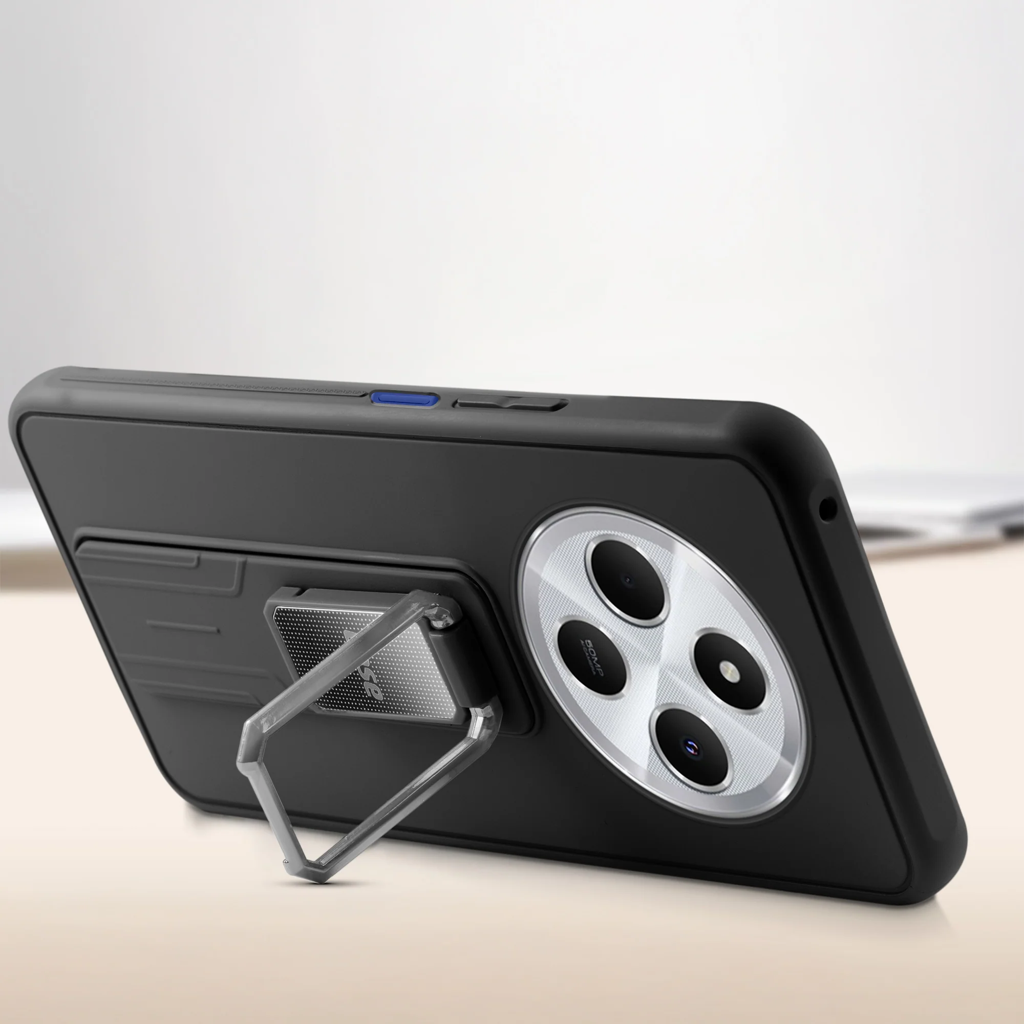 Silicone Case with Kickstand For Redmi 14C 5G - Image 5