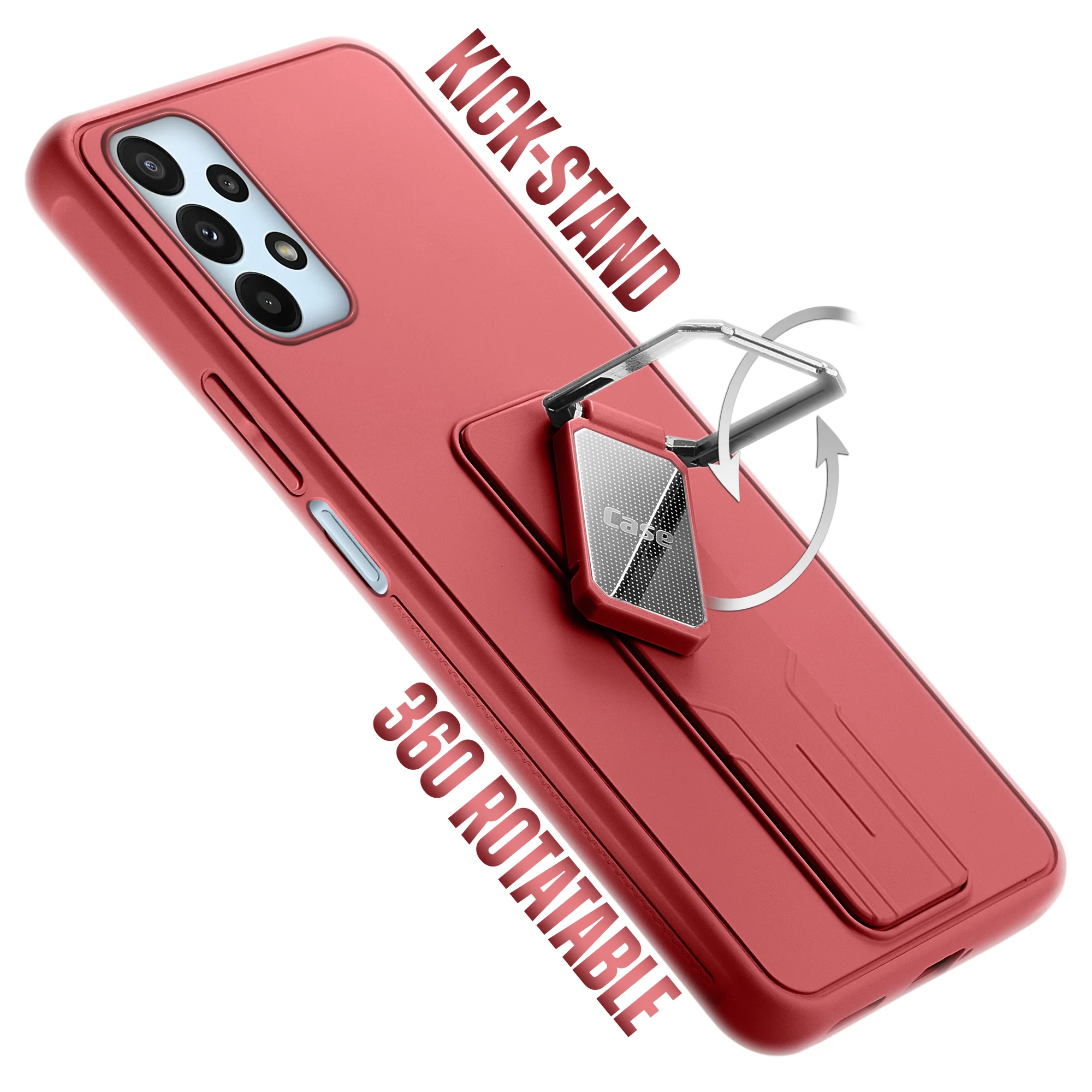 Silicone Case with Kickstand For Samsung A23 4G - Image 34