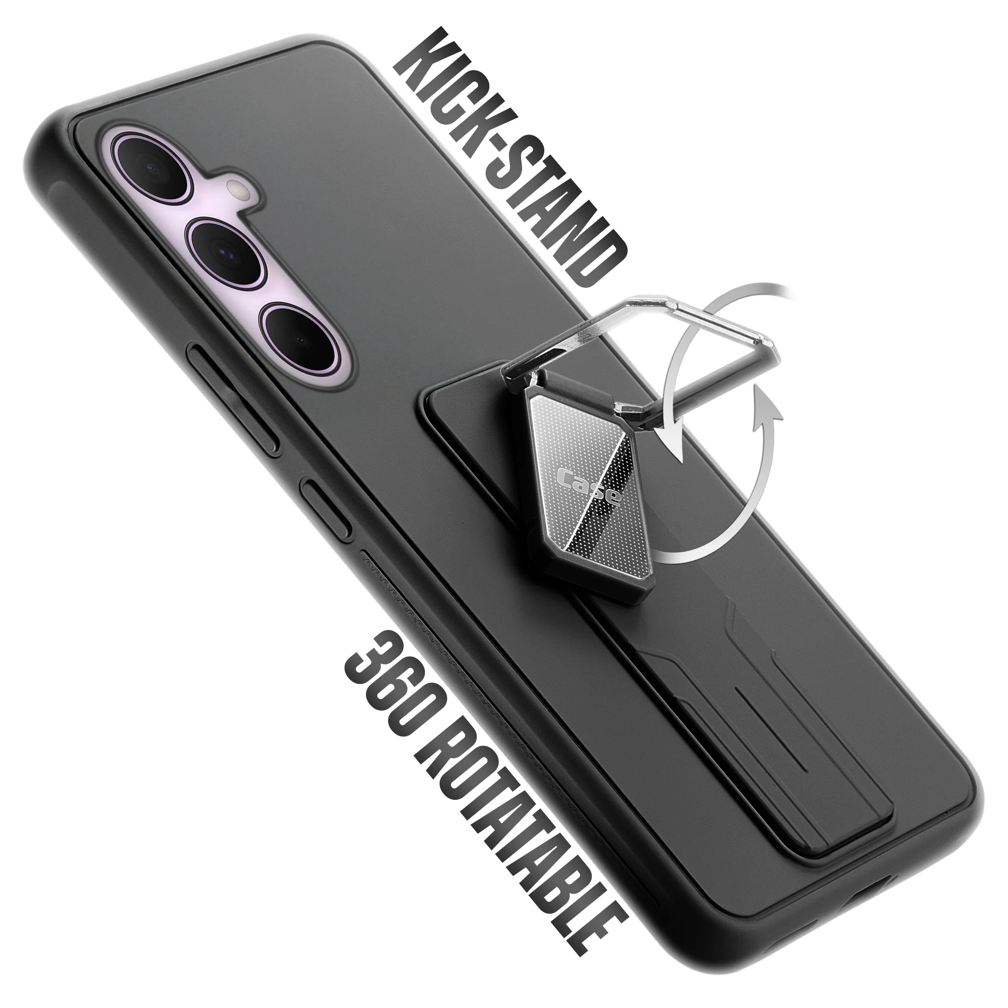 Silicone Case with Kickstand For Samsung A55 5G - Image 4