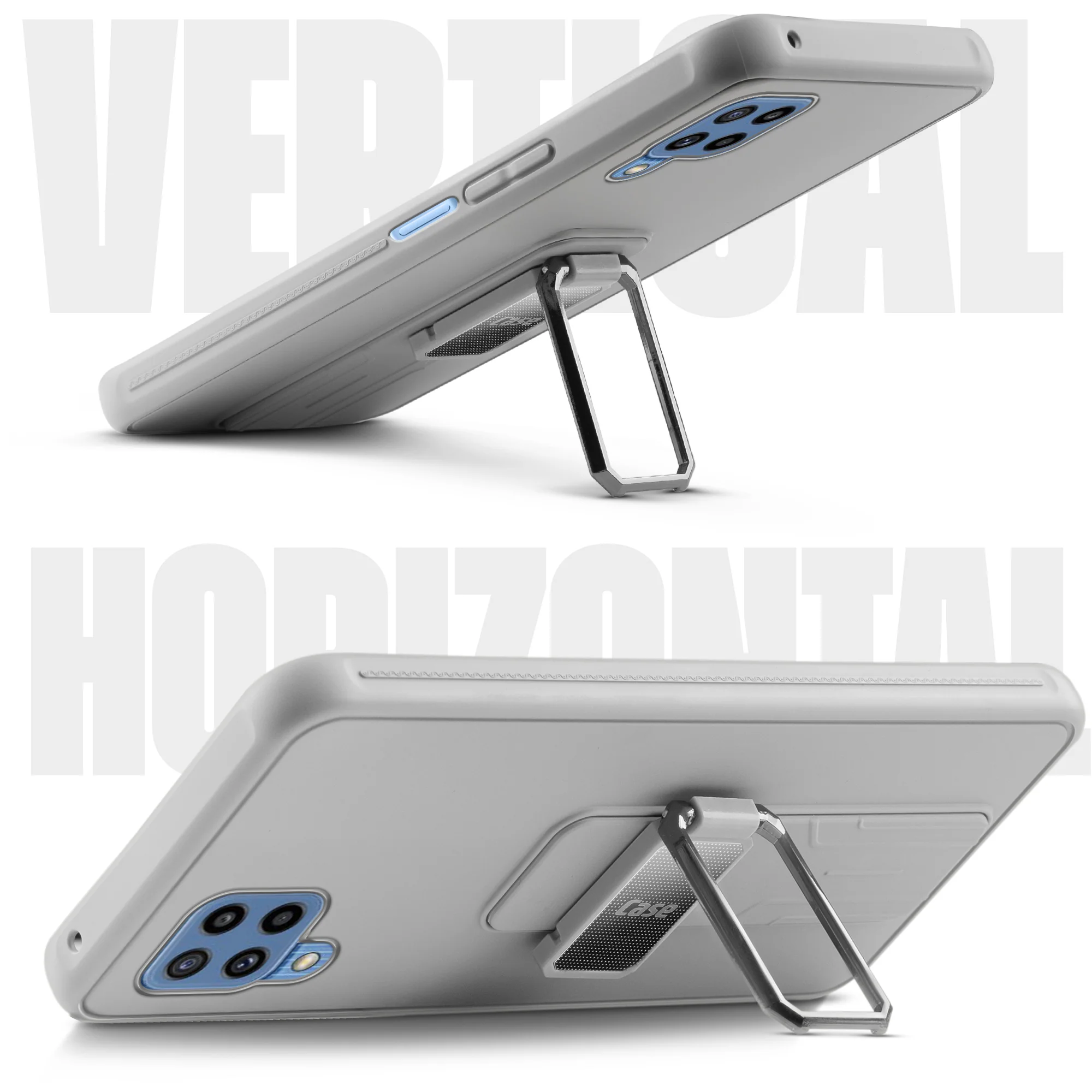 Premium Silicone Case with Metal Kickstand and Camera Protection Back Cover For Samsung M32 4G - Image 27