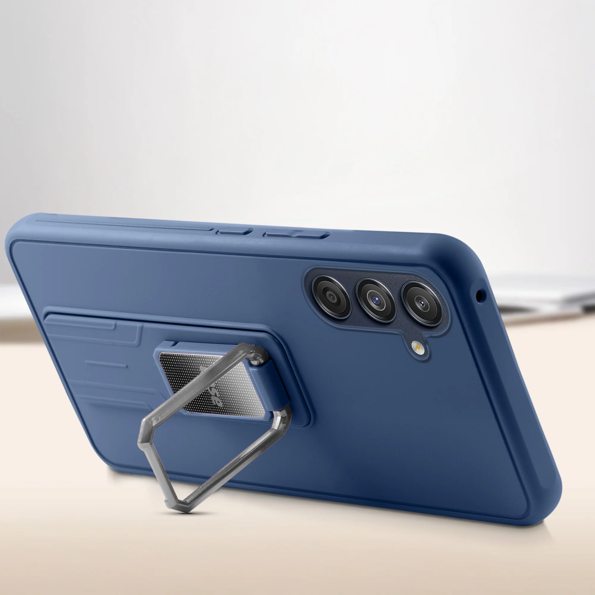 Silicone Case with Kickstand For Samsung M55 5G - Image 11