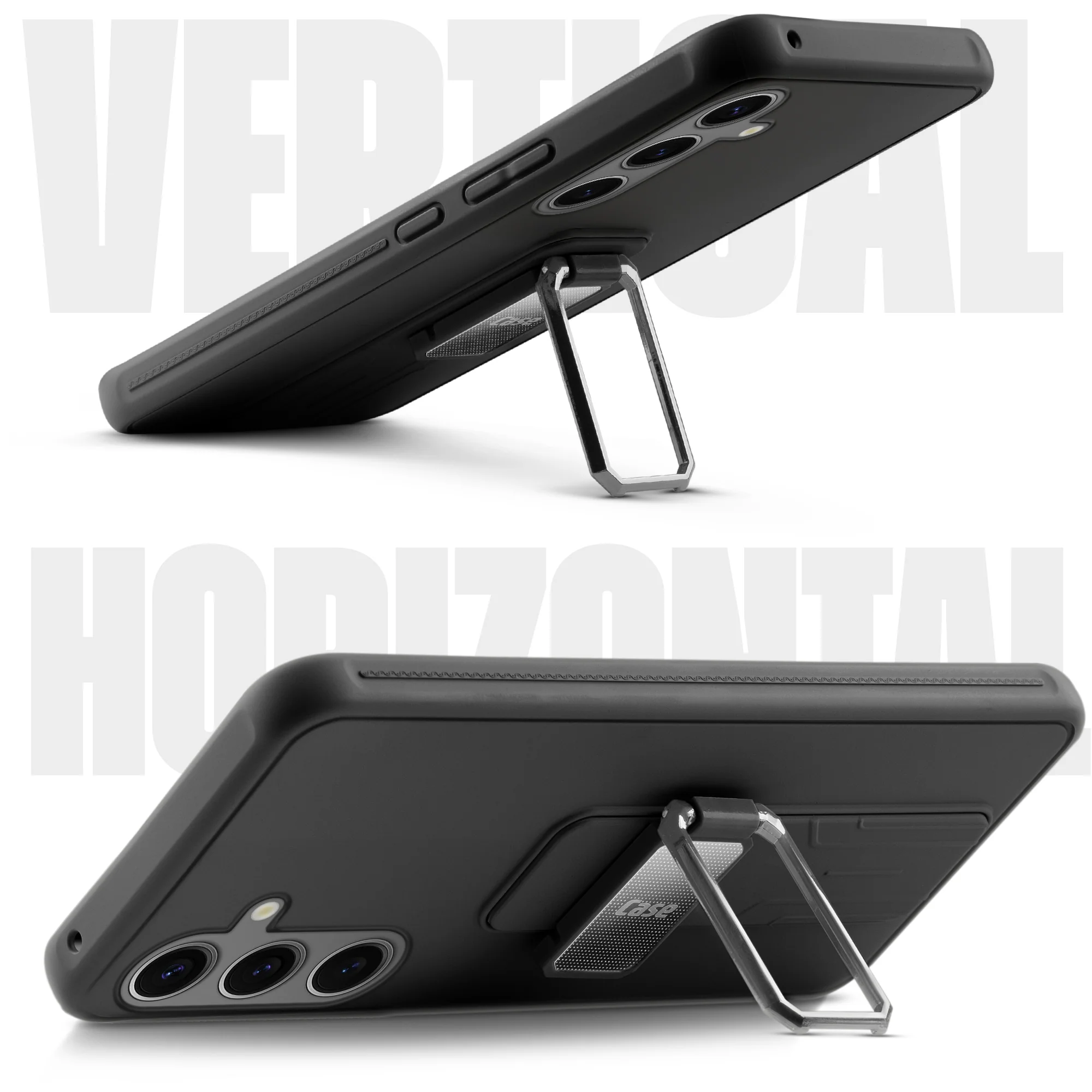 Silicone Case with Kickstand For Samsung S24 FE 5G - Image 3