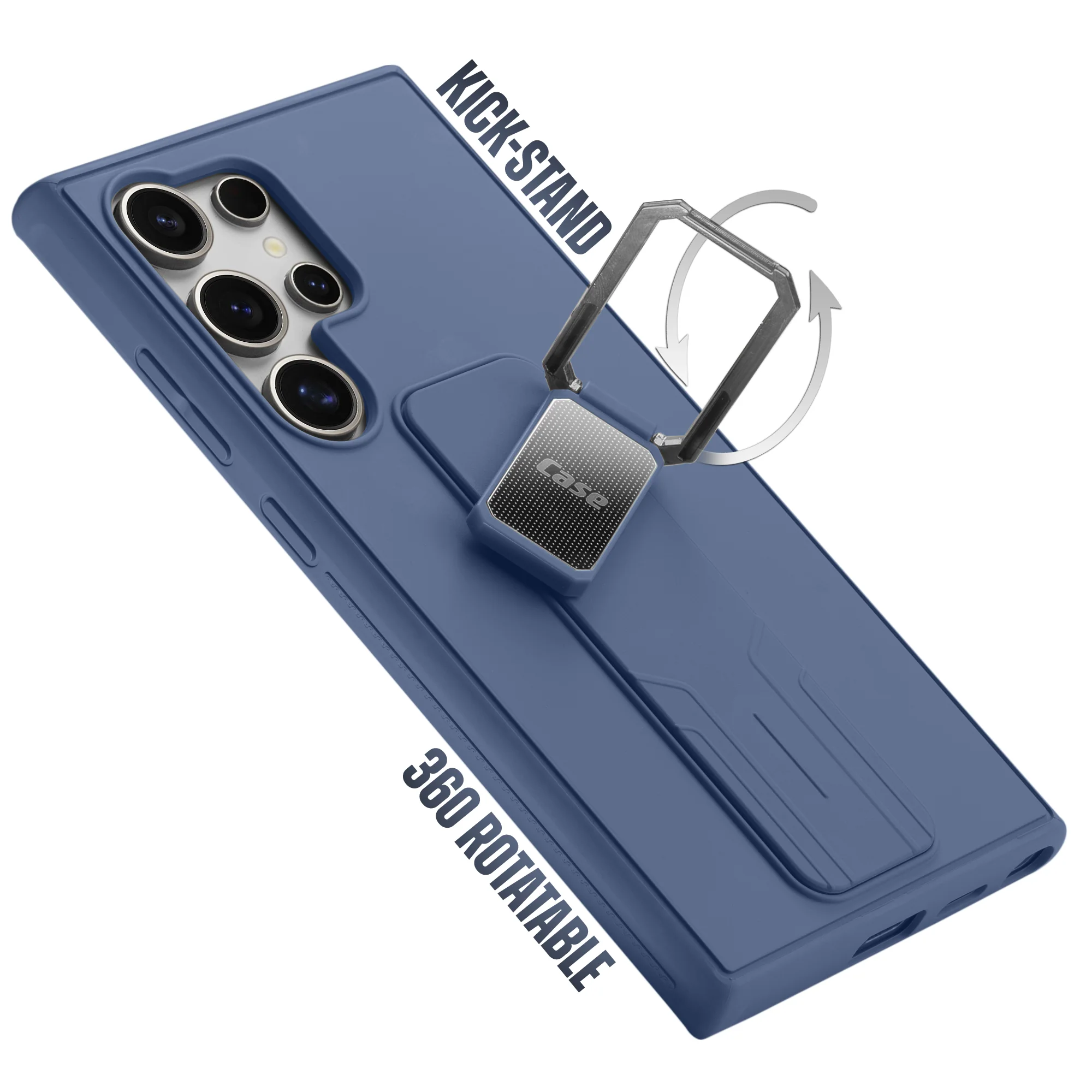 Silicone Case with Kickstand For Samsung S24 Ultra 5G - Image 10