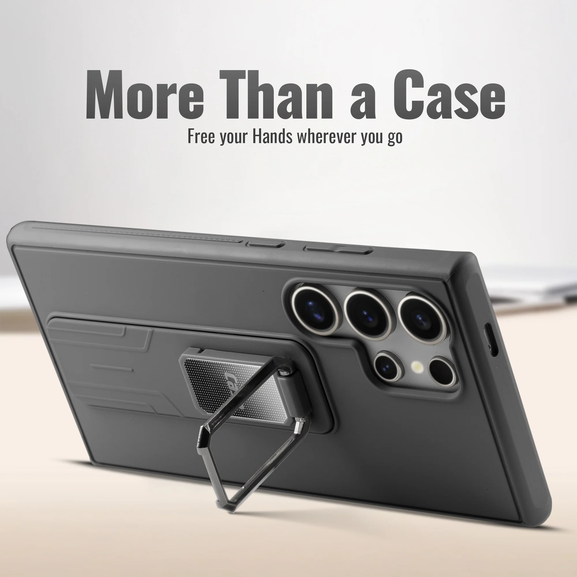 Silicone Case with Kickstand For Samsung S24 Ultra 5G - Image 5