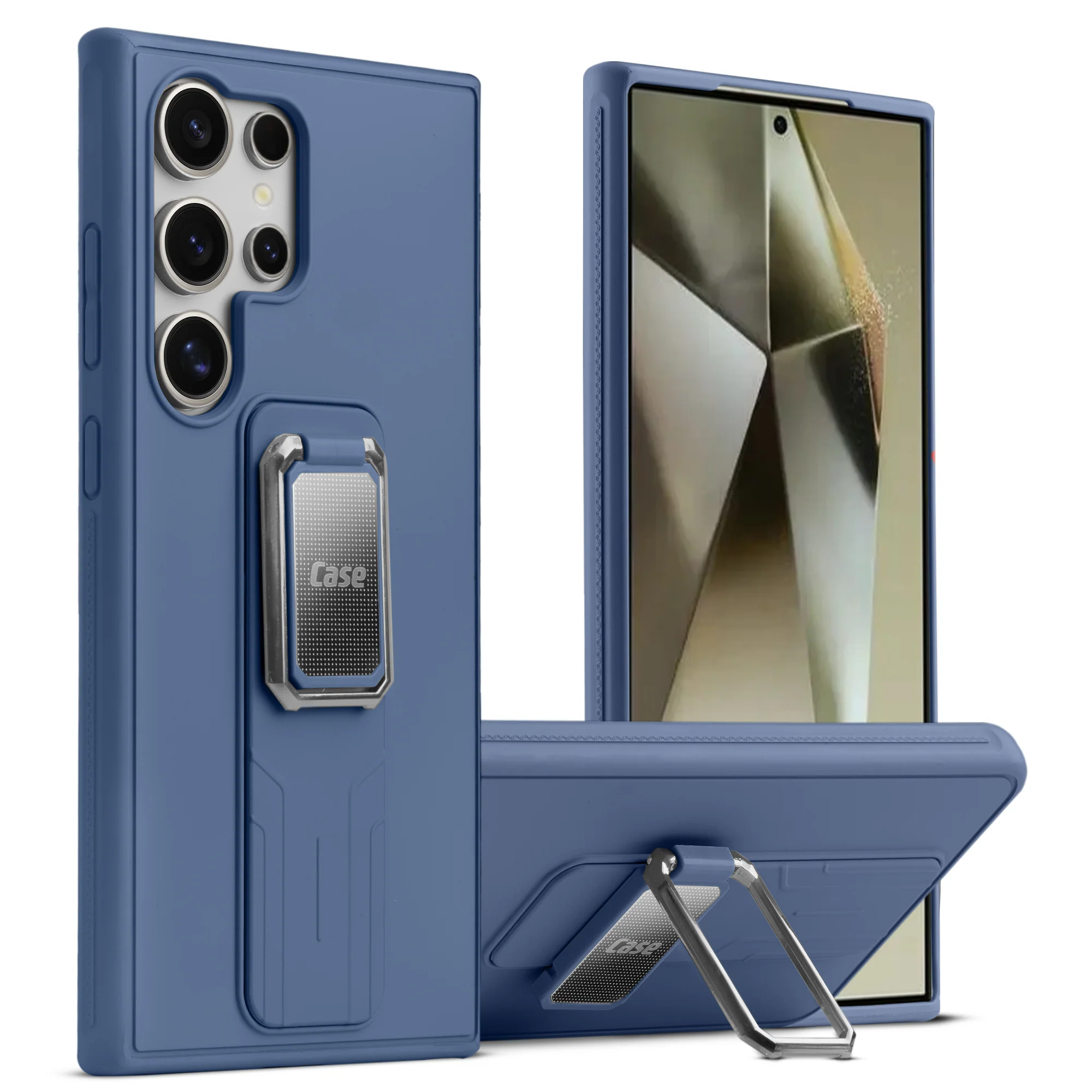 Silicone Case with Kickstand For Samsung S25 Ultra 5G - Image 7