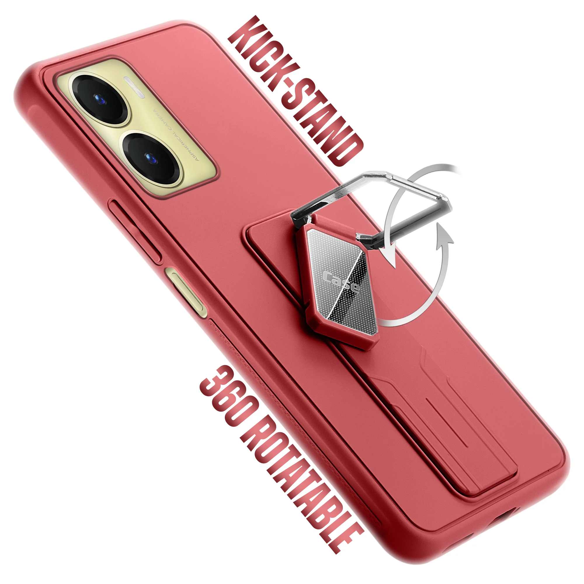 Silicone Case with Kickstand For Vivo T2x 5G - Image 34