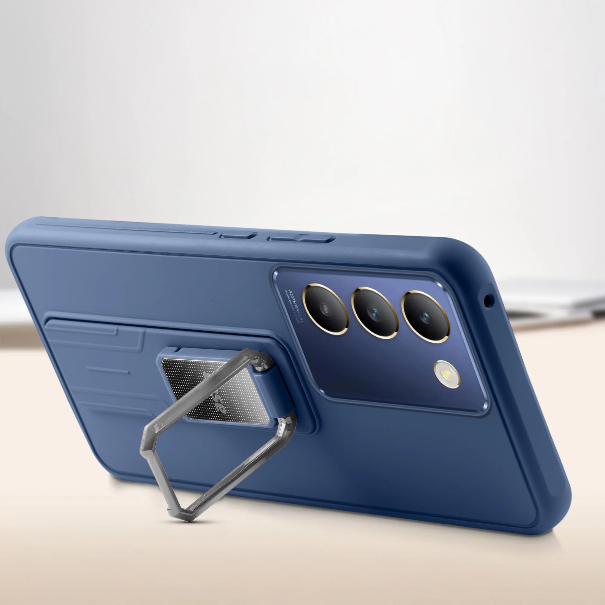 Silicone Case with Kickstand For Vivo T3 5G - Image 11