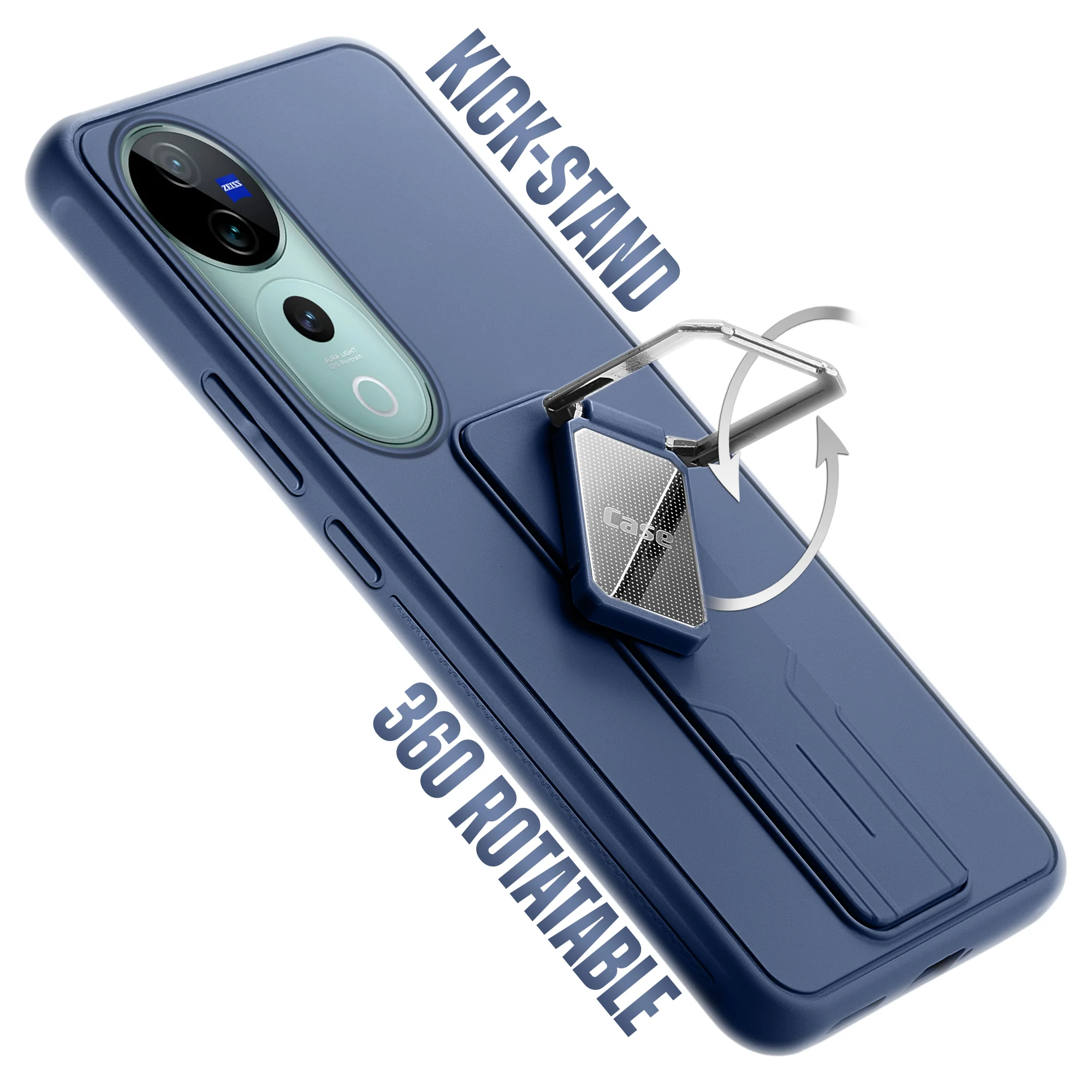 Silicone Case with Kickstand For Vivo T3 Ultra 5G - Image 10