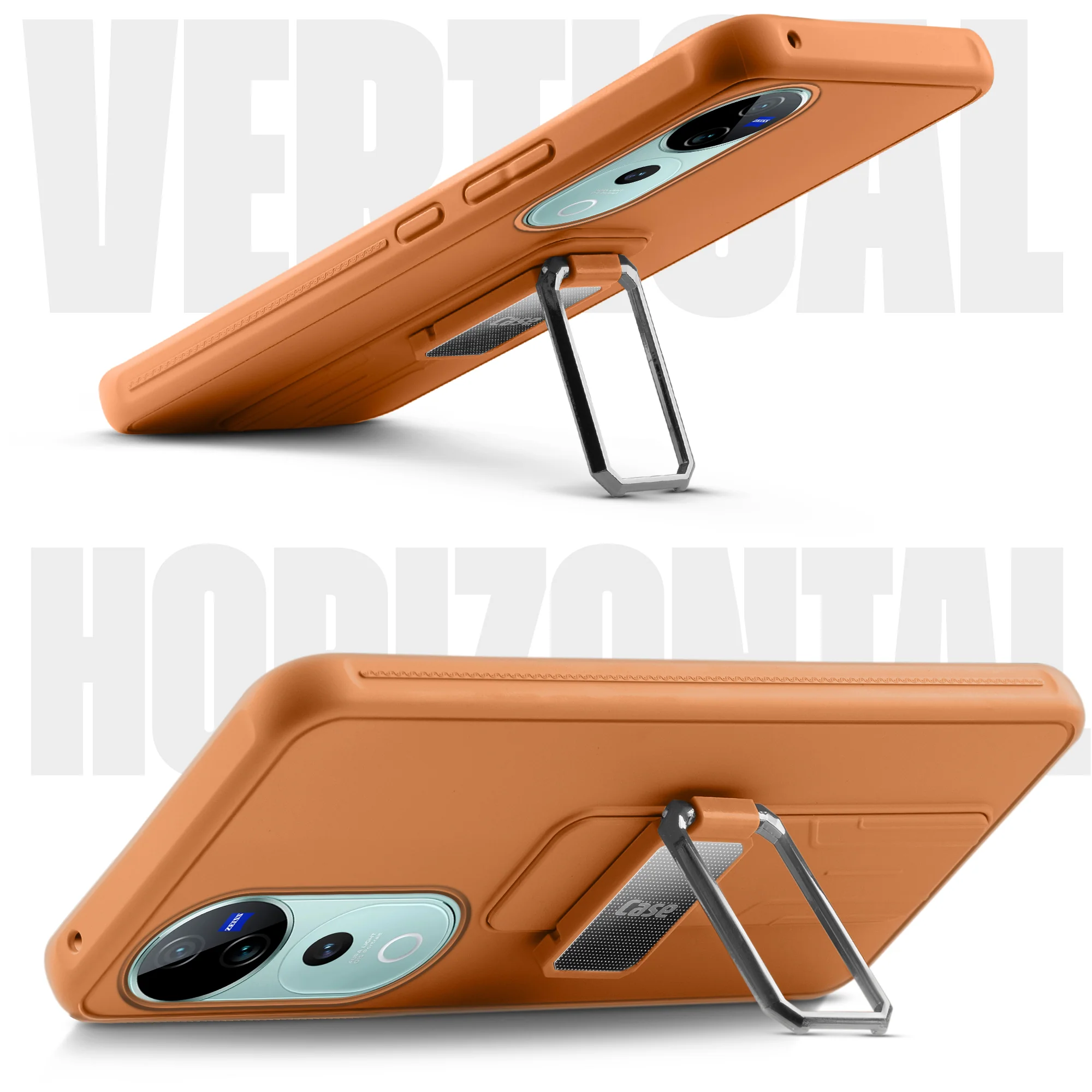 Silicone Case with Kickstand For Vivo T3 Ultra 5G - Image 15