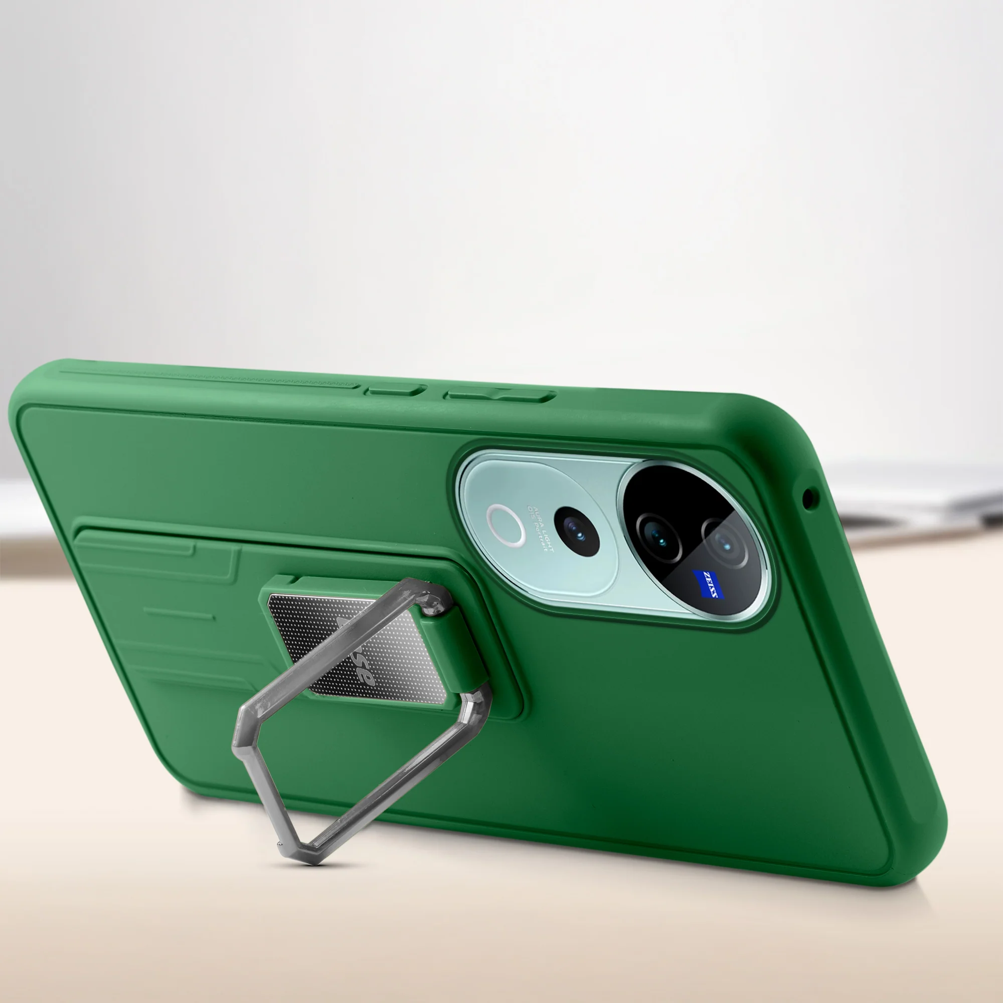 Silicone Case with Kickstand For Vivo T3 Ultra 5G - Image 23