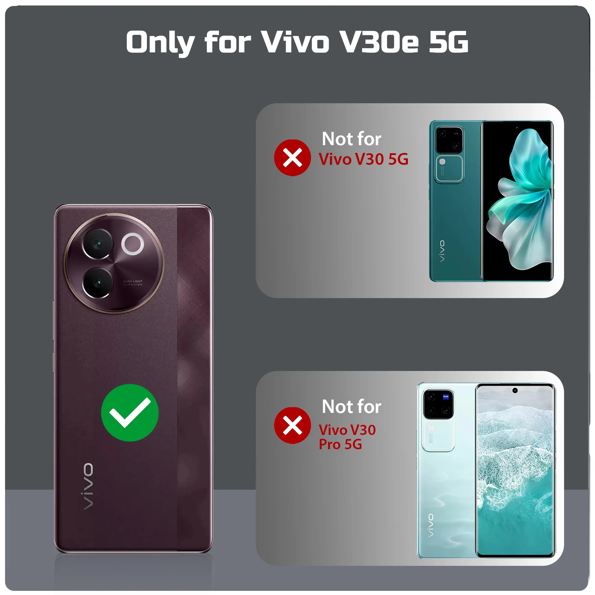 Silicone Case with Kickstand For Vivo V30e 5G - Image 8