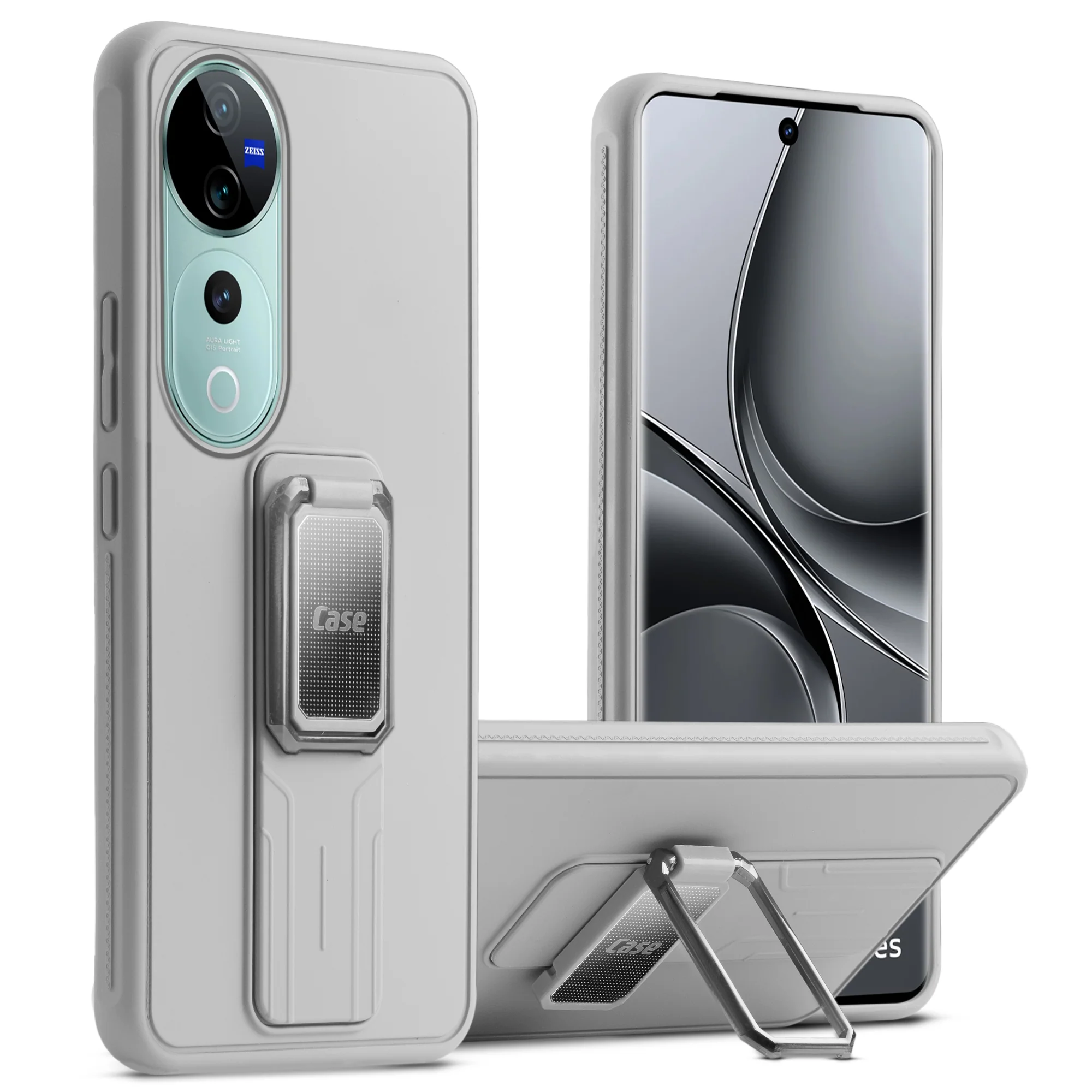 Silicone Case with Kickstand For Vivo V40 Pro 5G - Image 25